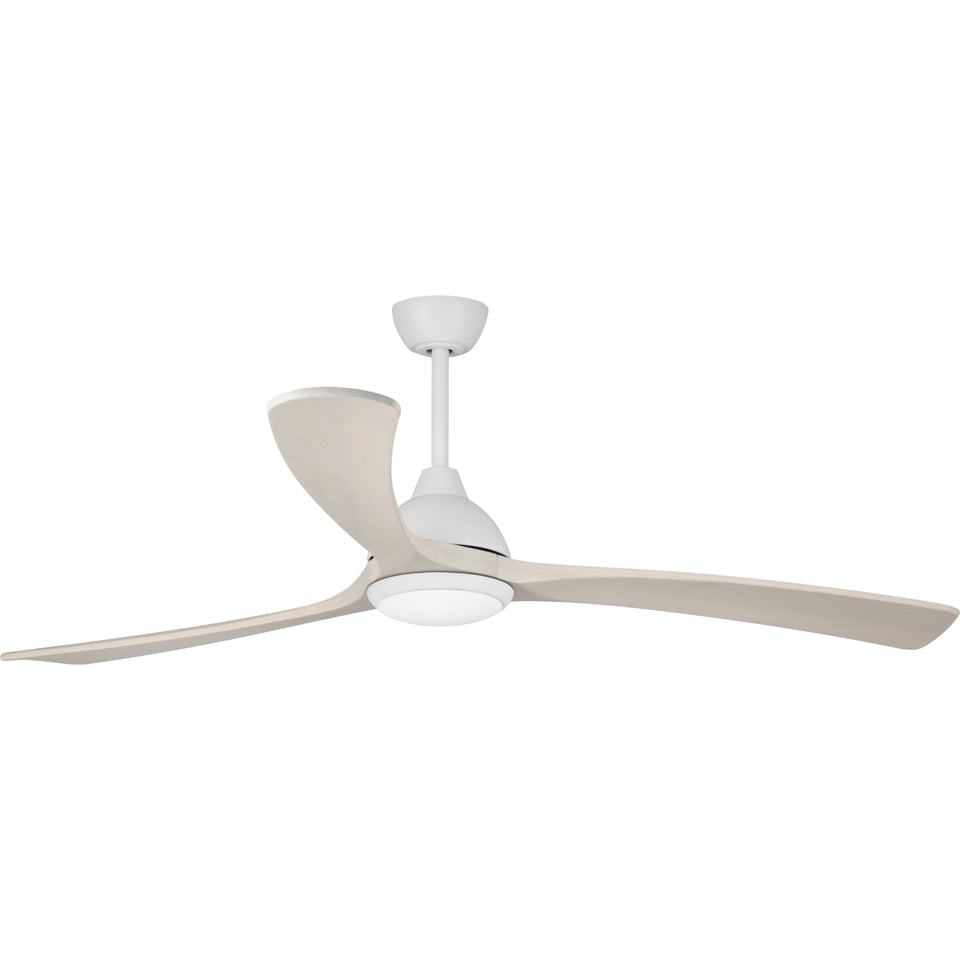 Fanco Sanctuary 70'' (178cm) DC Ceiling Fan with LED Light - White and Whitewash