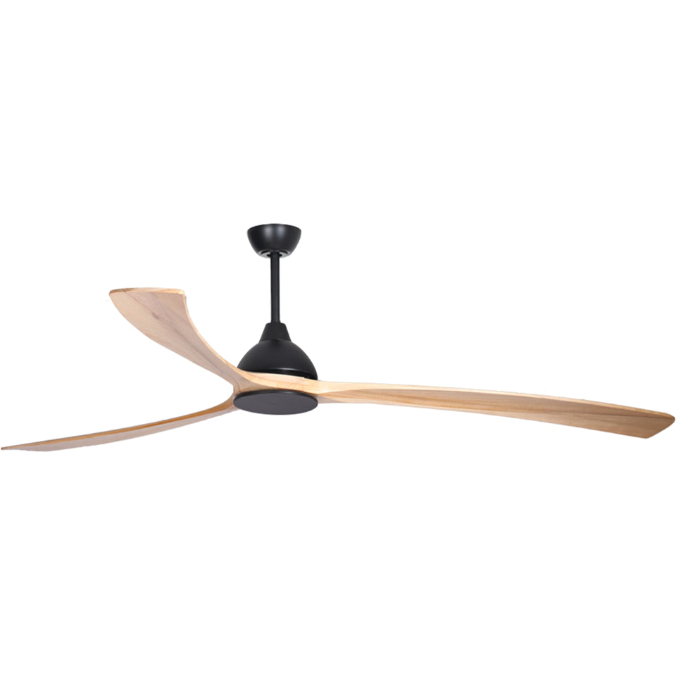 Fanco Sanctuary 86'' (218cm) DC Ceiling Fan - Black and Natural