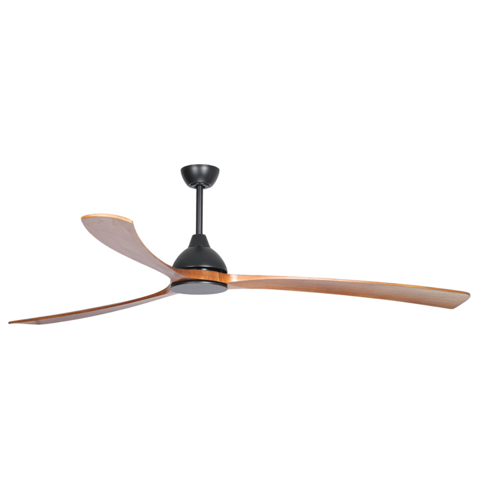 Fanco Sanctuary 86'' (218cm) DC Ceiling Fan - Black and Teak