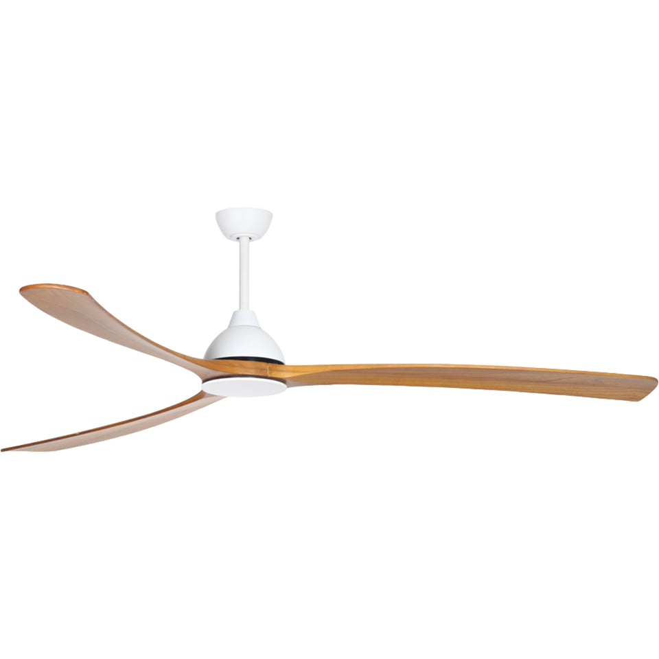 Fanco Sanctuary 86'' (218cm) DC Ceiling Fan - White and Teak