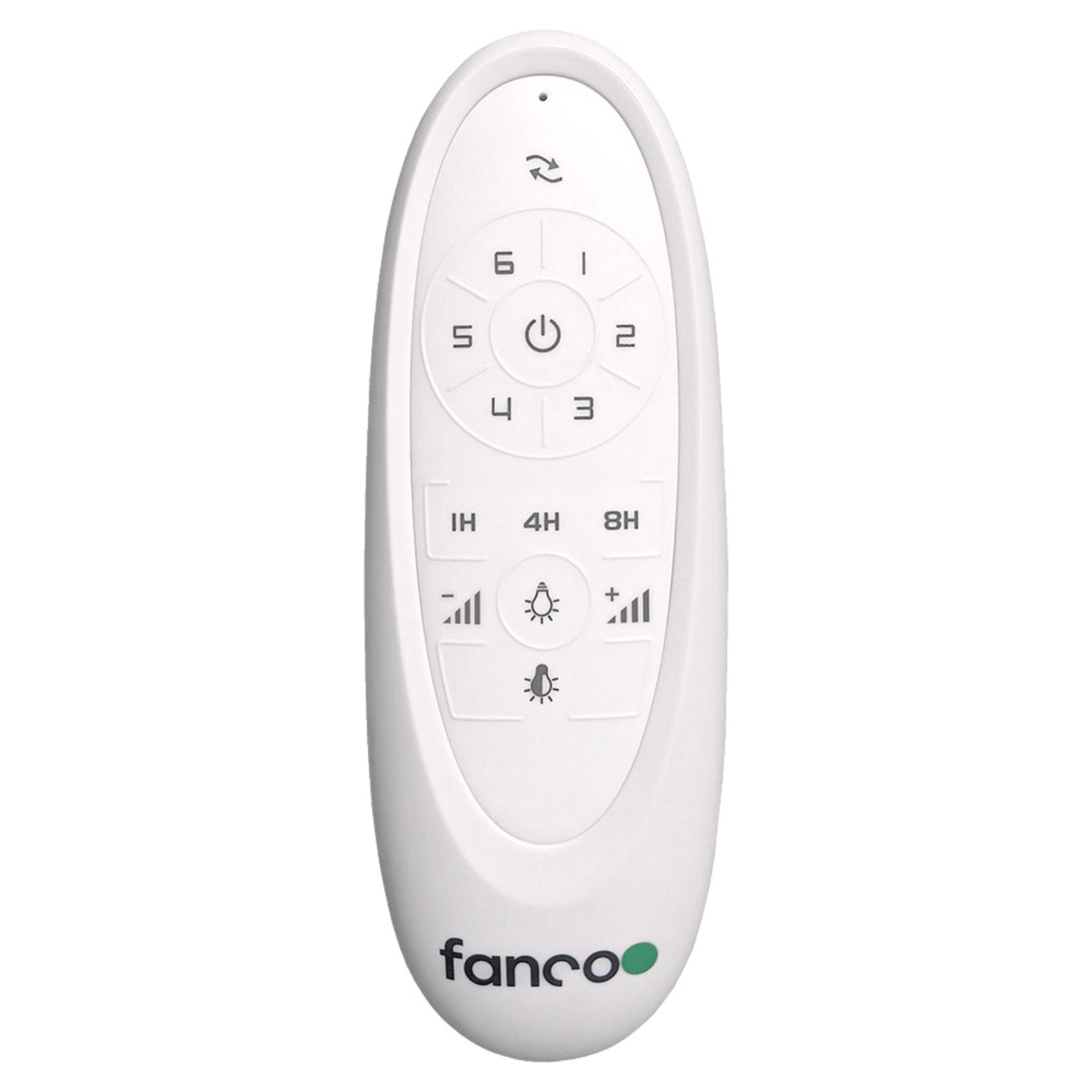Remote Fanco Sanctuary 86'' (218cm) DC Ceiling Fan with LED Light - White and Natural KF6021/119A - The Blue Space