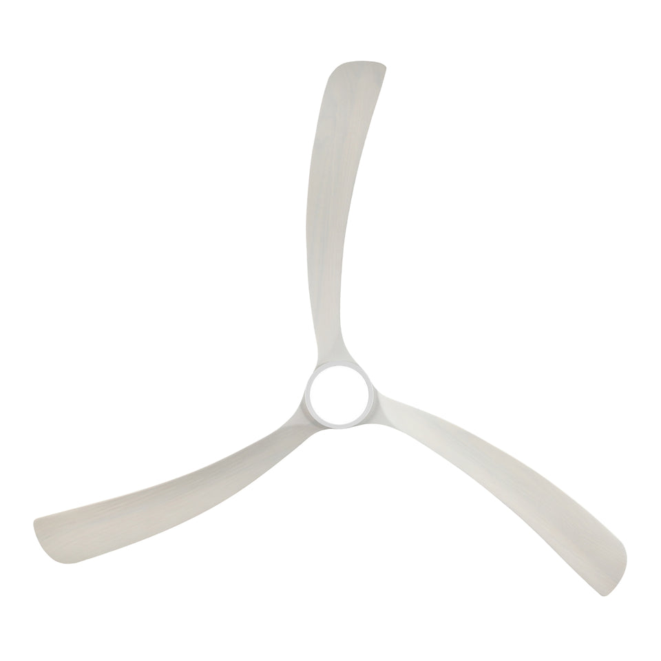 Fanco Sanctuary 86'' (218cm) DC Ceiling Fan with LED Light - White and Whitewash