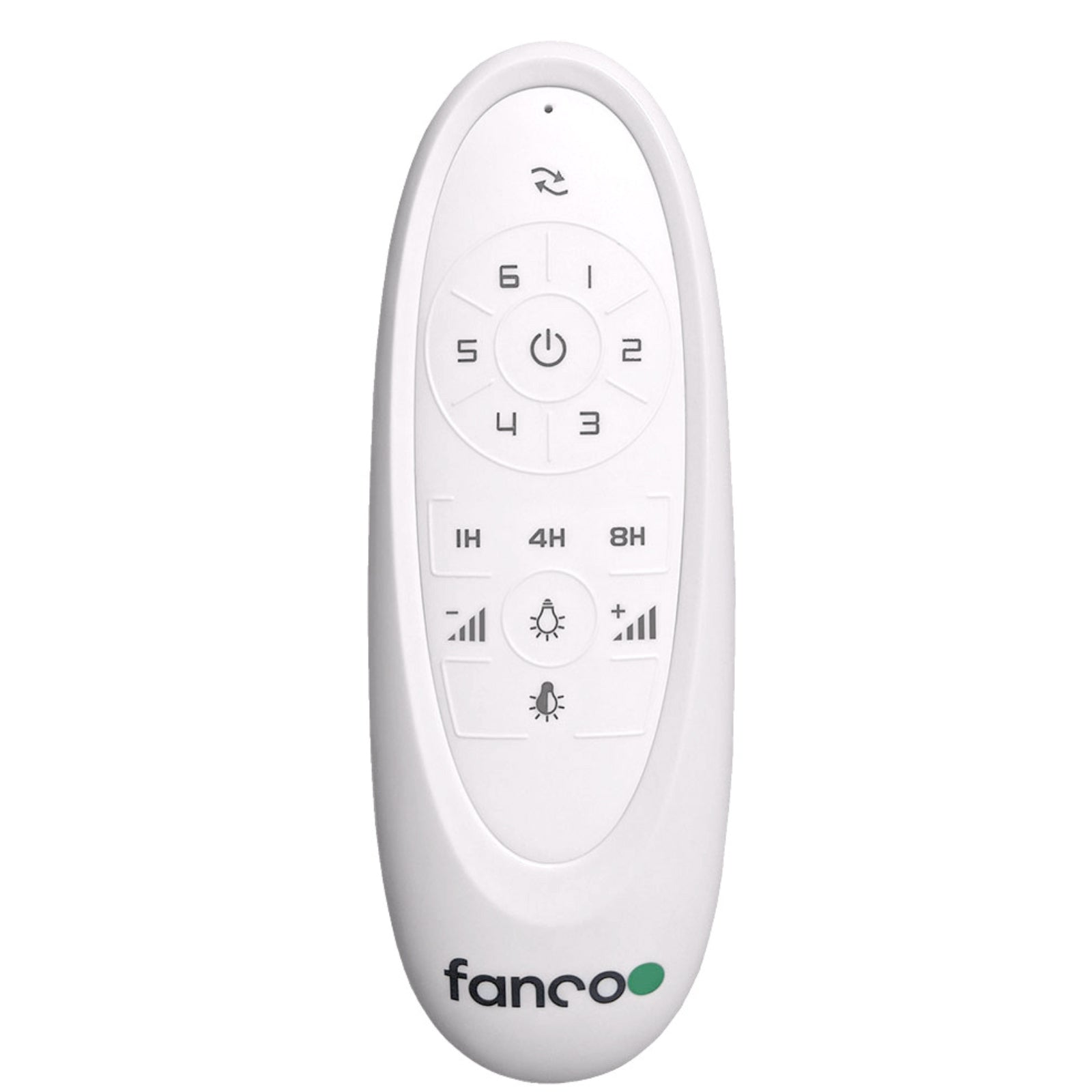 Remote Fanco Sanctuary 92'' (234cm) DC Ceiling Fan with LED Light - Black and Natural KF6031/219A - The Blue Space