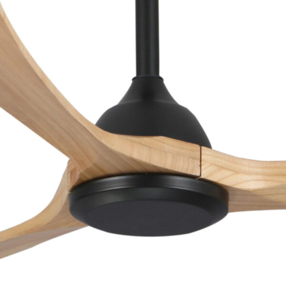 Fanco Sanctuary 52'' (132cm) DC Ceiling Fan - Black and Natural