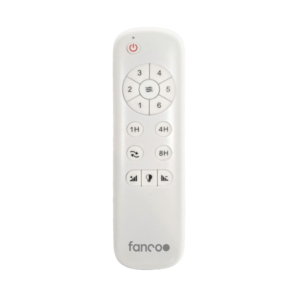 Fanco Wynd V3  54'' (137cm) DC Ceiling Fan - White and Handcrafted Timber Blades Whitewash