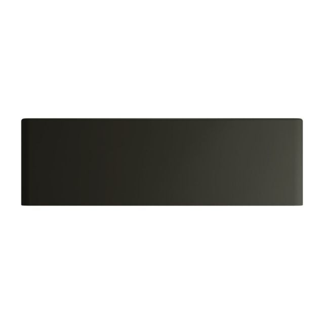 Back Fienza Benson Butler Sink Large 828 Reversible Fluted & Flat Fire Clay Matte Black 828X452X254mm 68708 - The Blue Space