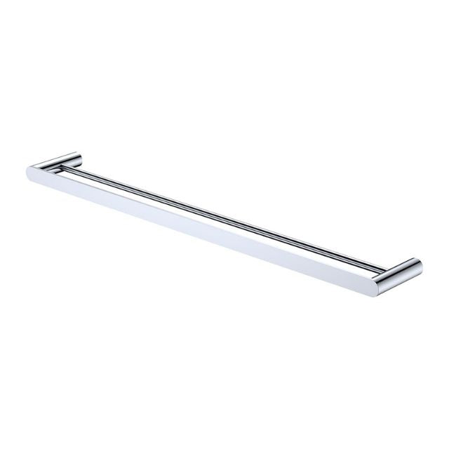 Fienza Empire Slim Double Towel Rail 800mm Chrome 88908800 - The Blue Space