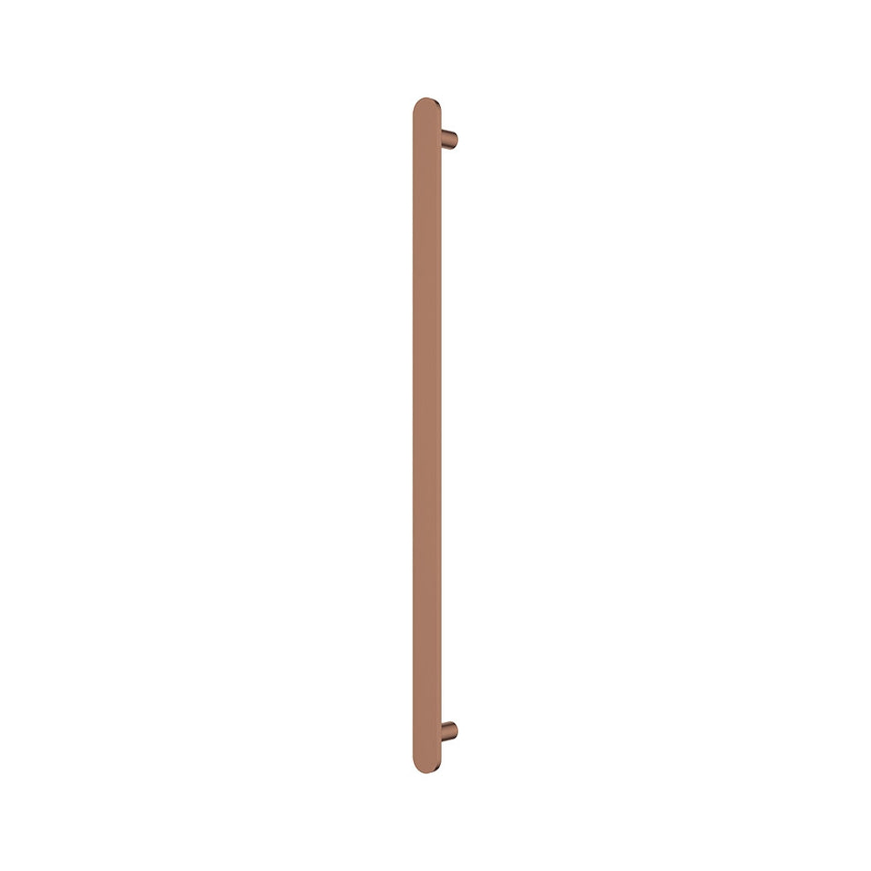 Fienza Empire Slim Vertical Heated Towel Rail 60 x 900mm Brushed Copper