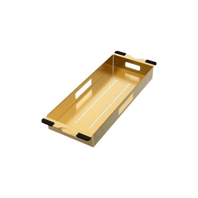 Fienza Hana Sink Colander Tray Rugged Brass 160X450X50mm
