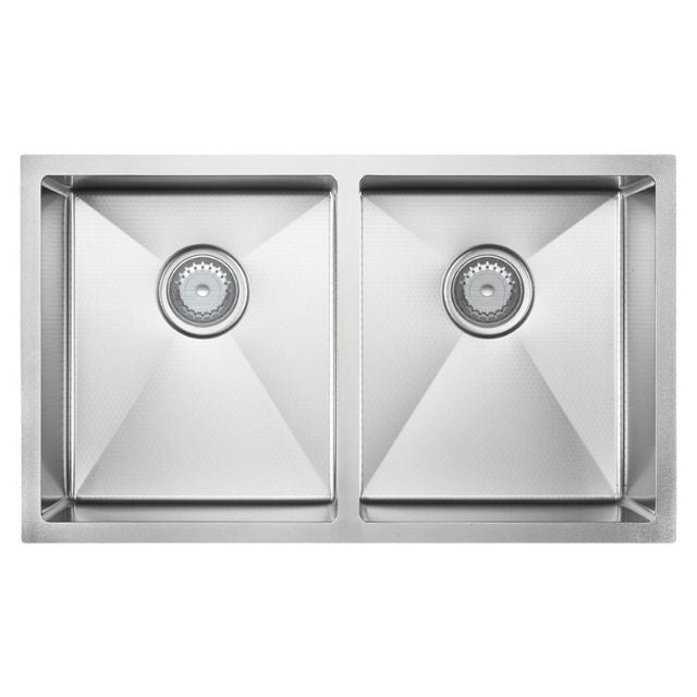 Fienza Hana Double Bowl Sink 27L-27L Anti Scratch 760X450X200mm