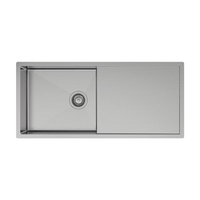 Fienza Hana Single Bowl Sink 36L With Drainer Top Mount 990X450X200mm