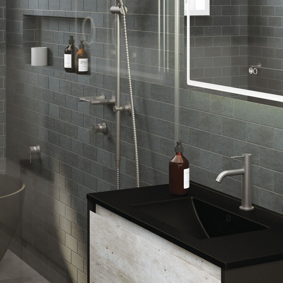 Fienza Kaya Basin Mixer Gun Metal
