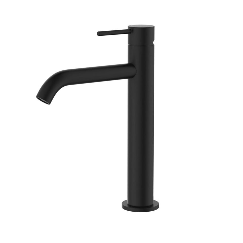 Fienza Kaya Medium Basin Mixer Matte Black