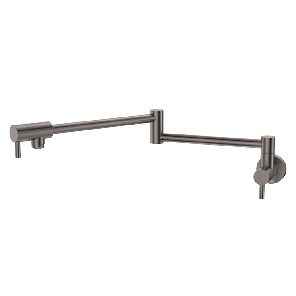 Fienza Kaya Pot Filler Wall Mixer Gun Metal