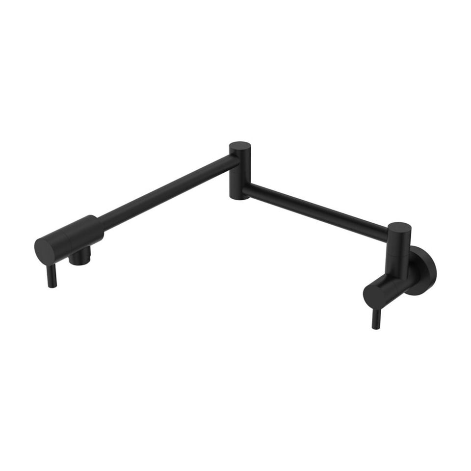 Fienza Kaya Pot Filler Wall Mixer Matte Black