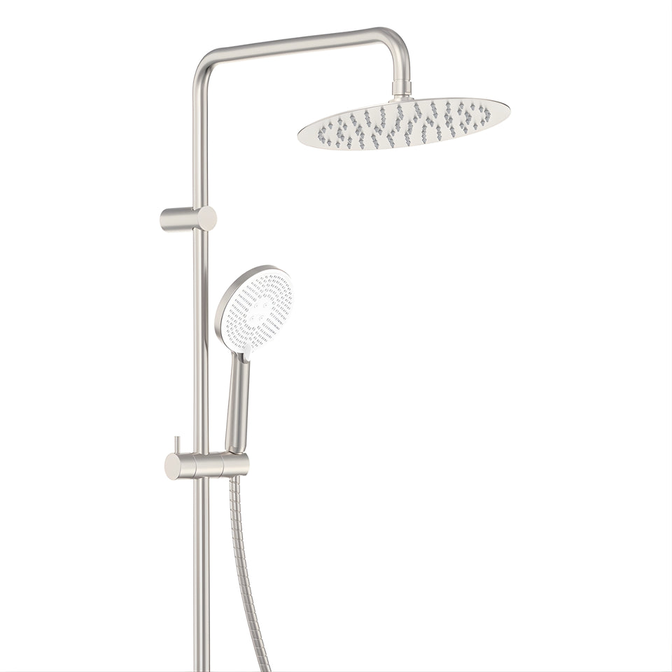 Fienza Kaya Retrofit Twin Shower - Brushed Nickel
