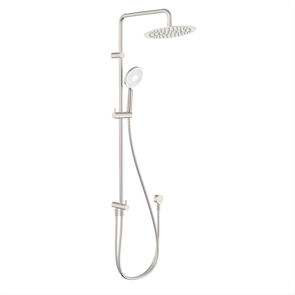 Fienza Kaya Retrofit Twin Shower - Brushed Nickel