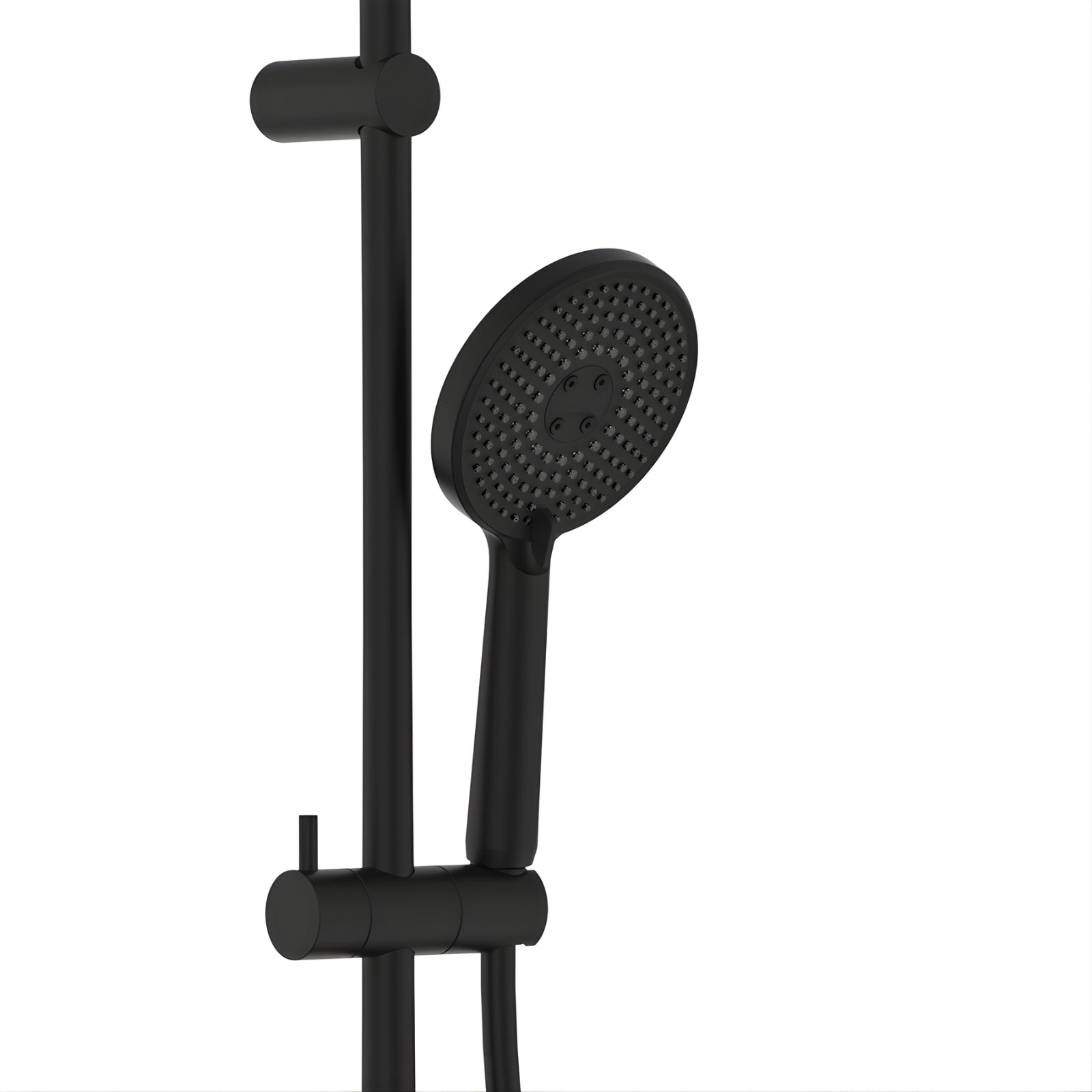 Close Fienza Kaya Retrofit Twin Shower - Matte Black 455101B - The Blue Space
