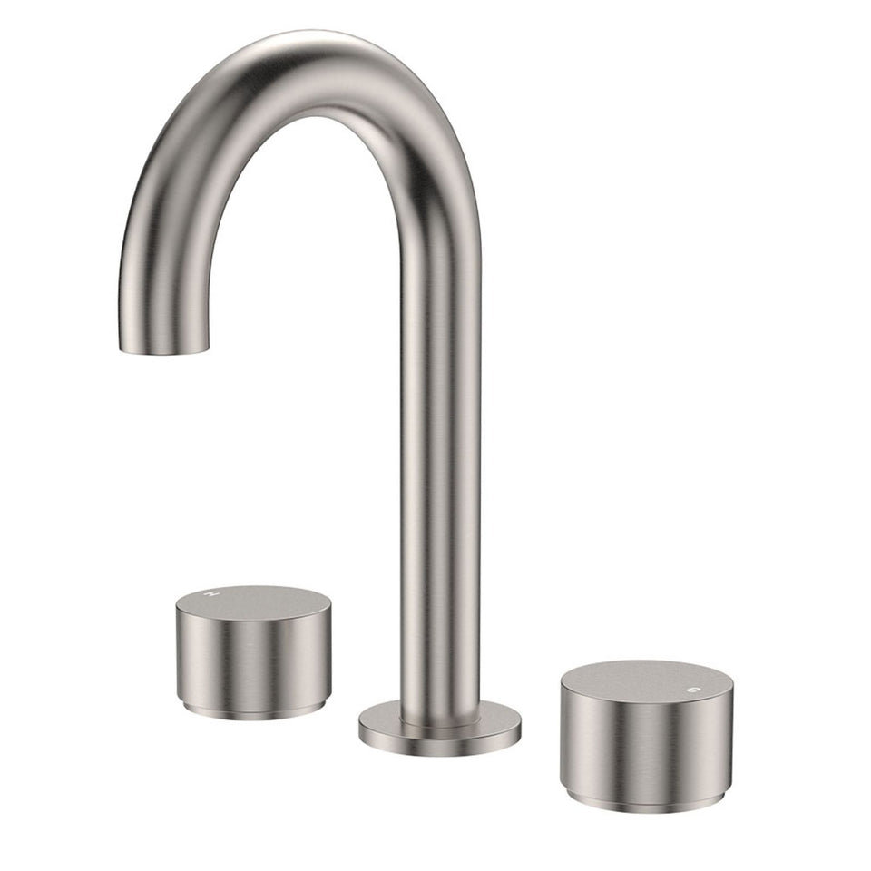 Fienza Kaya Basin Tap Set Brushed Nickel