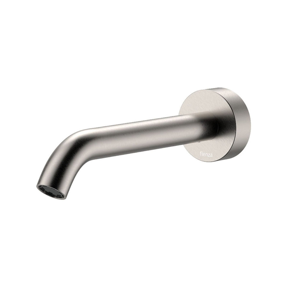 Fienza Kaya Wall Basin/Bath 180mm Outlet Brushed Nickel