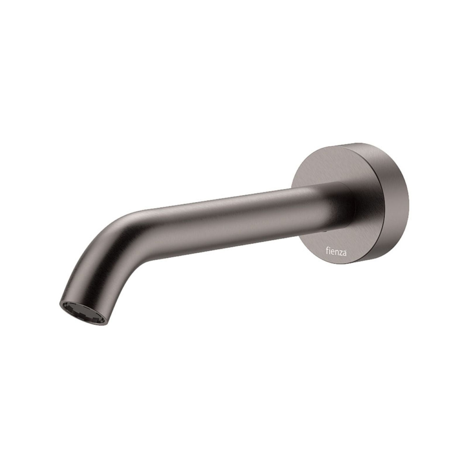 Fienza Kaya Wall Basin/Bath 180mm Outlet Round Plate Gun Metal 228115GM-LF - The Blue Space