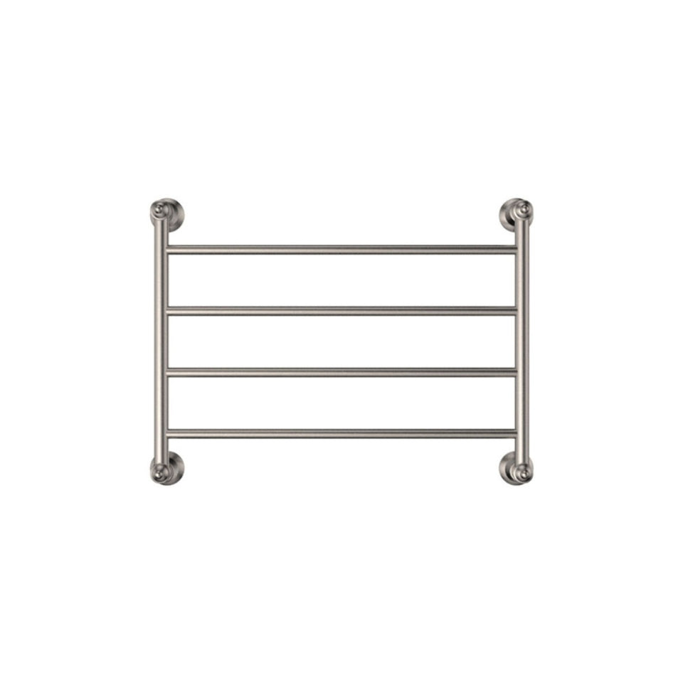 Fienza Lillian Heated Towel Rail 600 x 450mm Brushed Nickel
