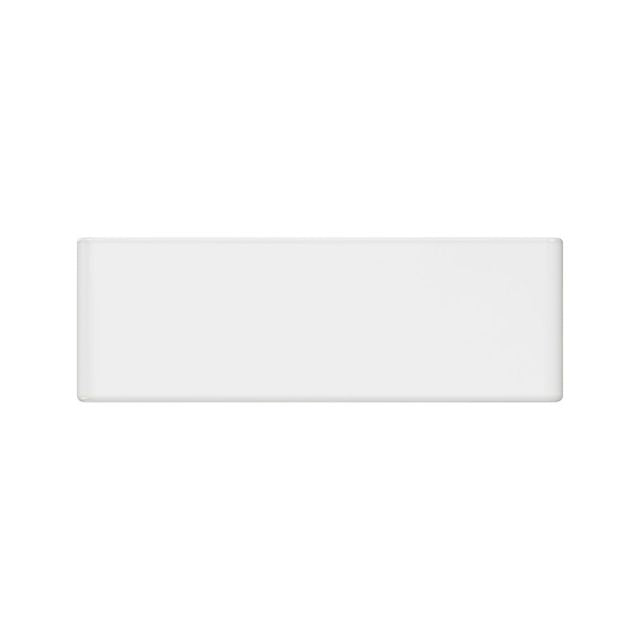 Fienza Olivia Butler Sink Medium 760 Reversible Fluted & Flat Fire Clay Gloss White