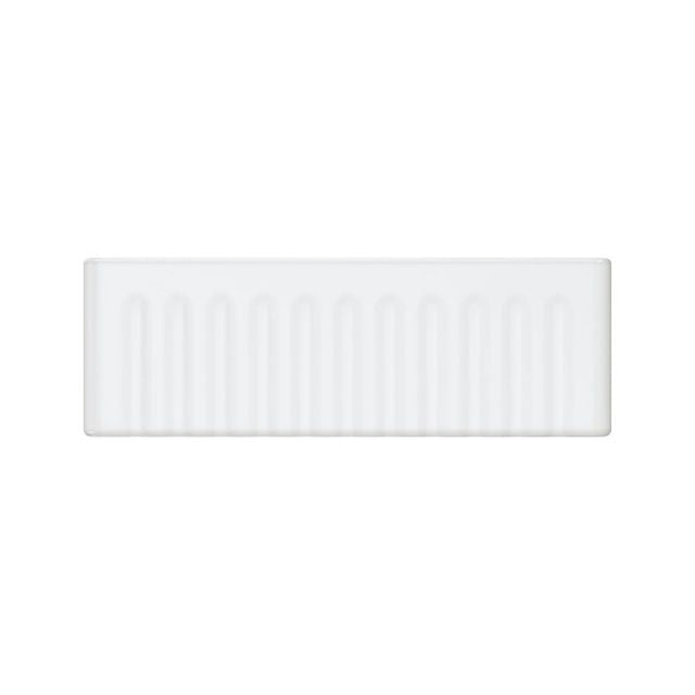 Fienza Olivia Butler Sink Medium 760 Reversible Fluted & Flat Fire Clay Gloss White
