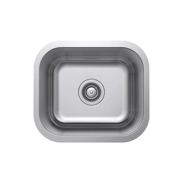 Fienza Tiva 420 Kitchen Sink Single Bowl 20L NTH 420X370X180mm