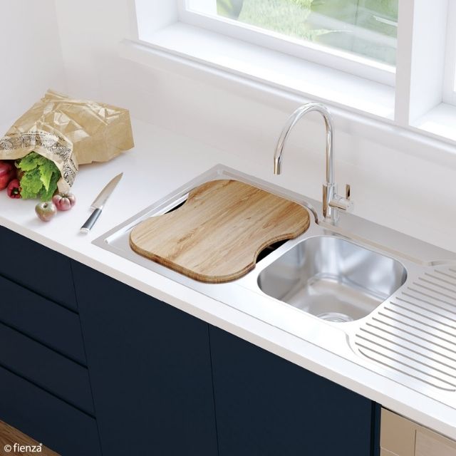 Fienza Tiva Sink Oak Chopping Board 397X347mm