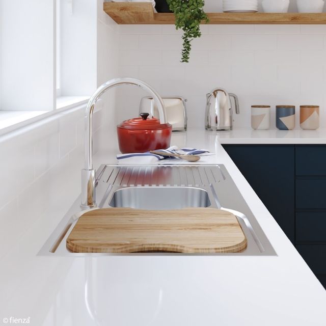 Fienza Tiva Sink Oak Chopping Board 397X347mm