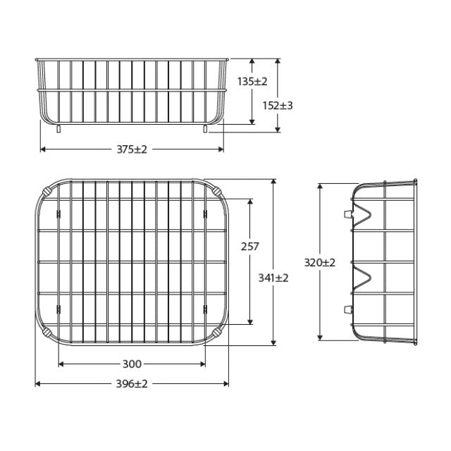 Fienza Tiva 785/670 Sink Wire Basket 396X341mm