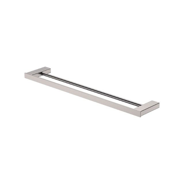 Fienza Tono Double Towel Rail 610mm Brushed Nickel