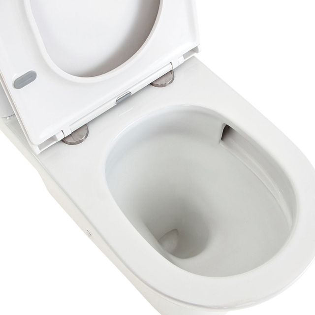 Lifestyle 2 Fienza Tono Tornado Flush Back-to-Wall Toilet Suite With Slim Seat R&T Internal - P-Trap K028P-2 - The Blue Space