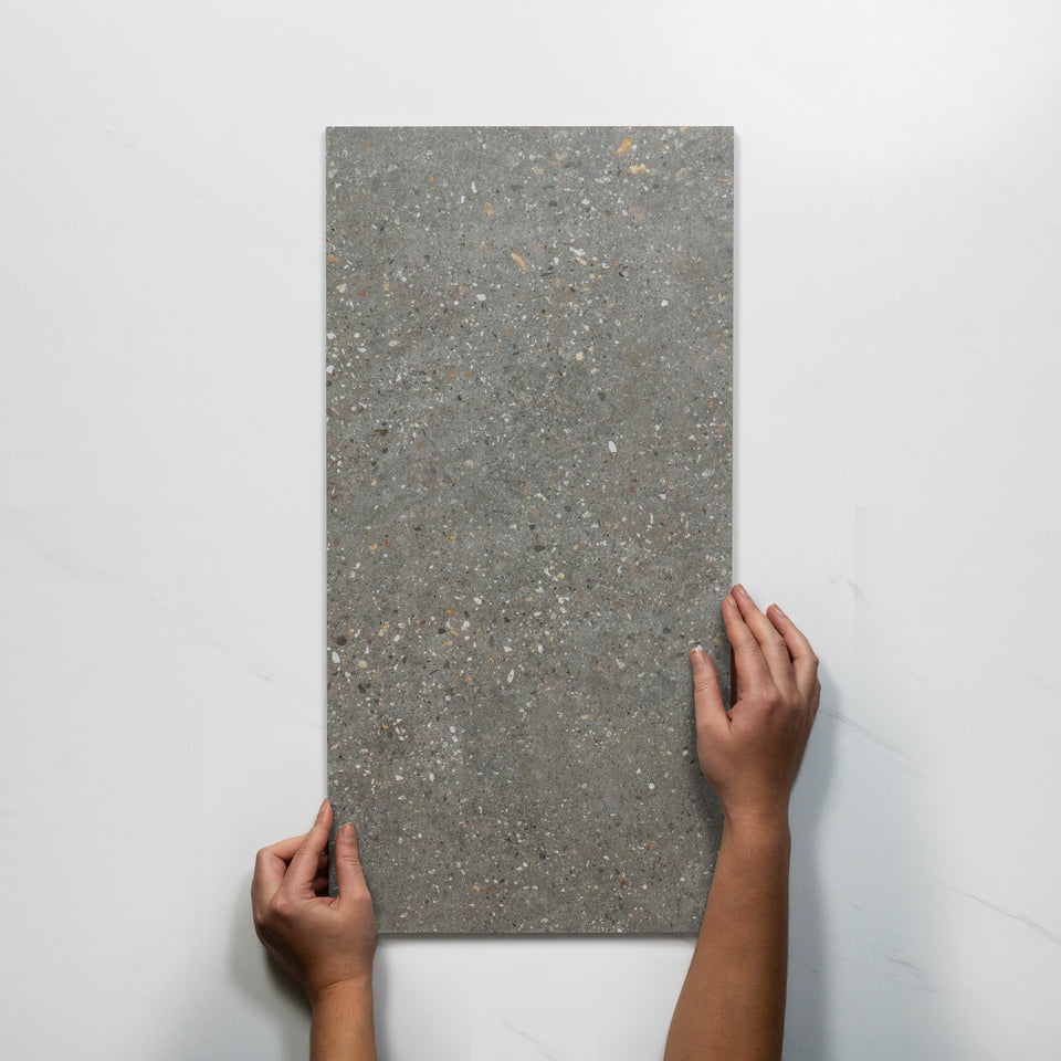 Frankie Light Grey Lappato Porcelain Tile 300 x 600mm