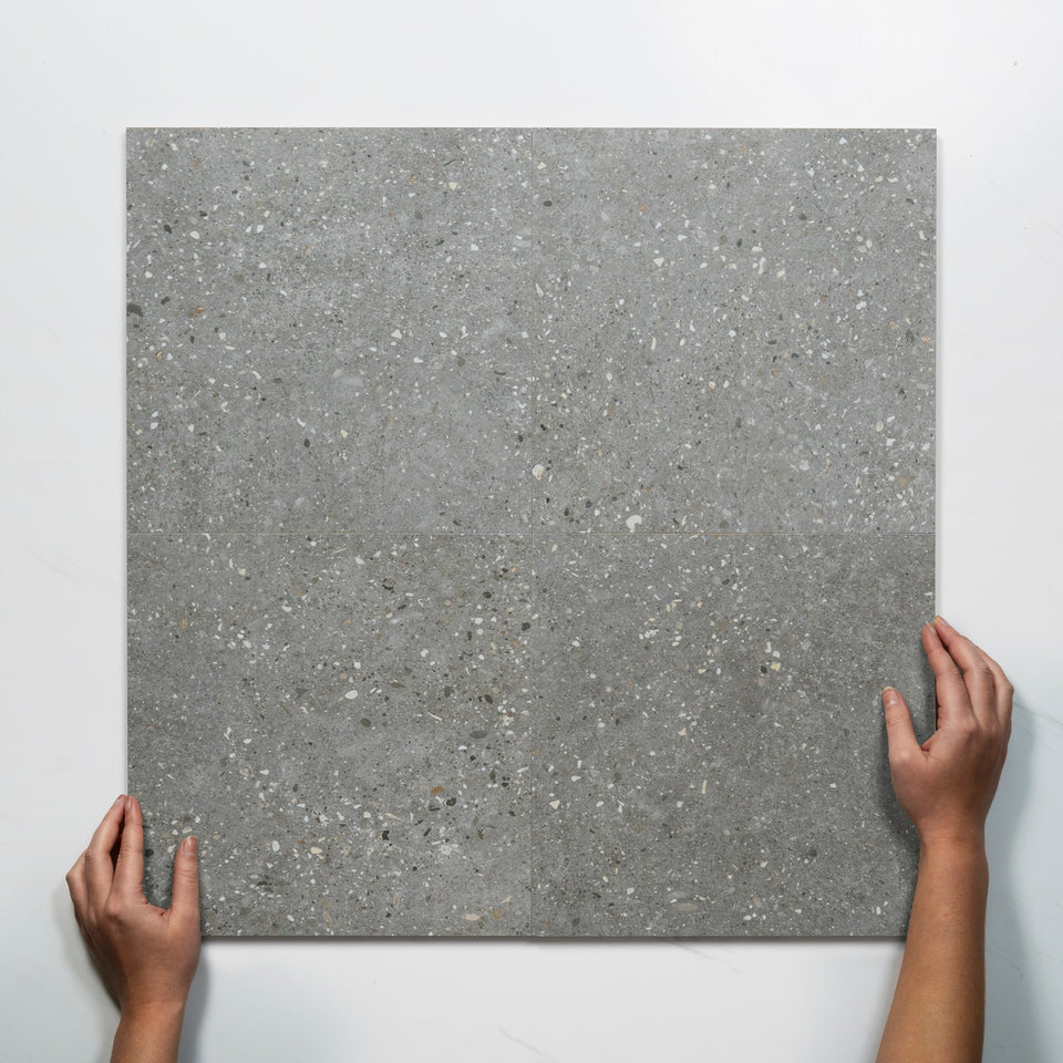 Frankie Light Grey Matte Porcelain Tile P3 300 x 300mm