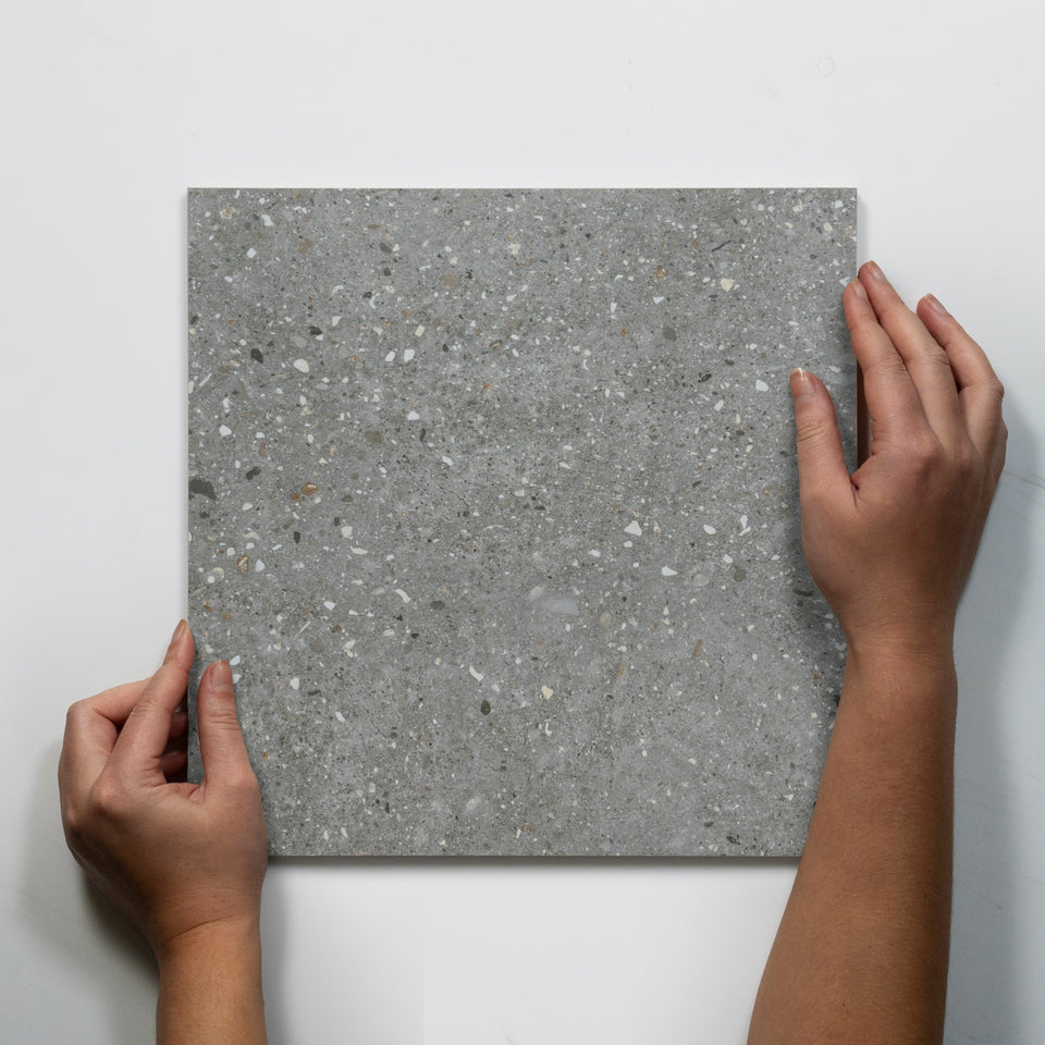 Frankie Light Grey Matte Porcelain Tile P3 300 x 300mm