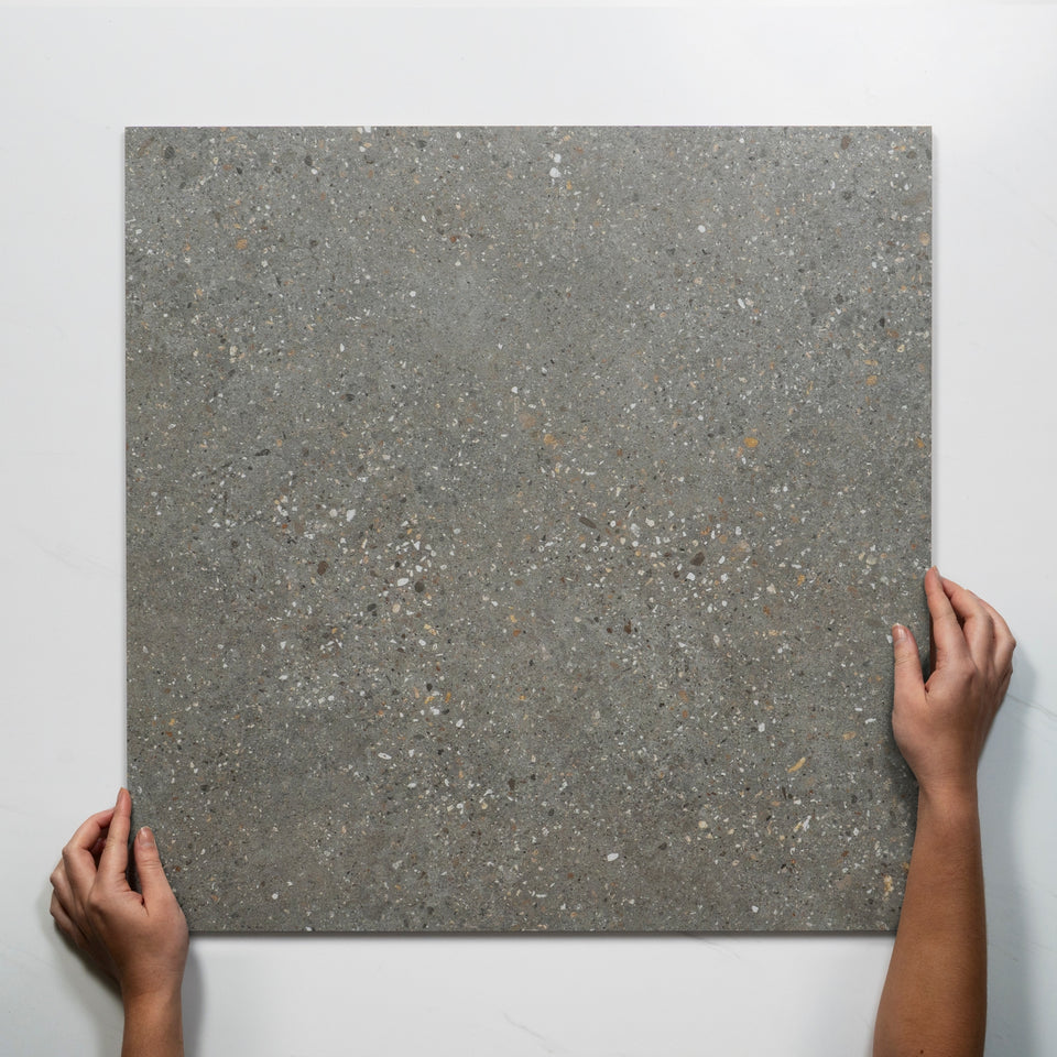 Frankie Light Grey Matte Porcelain Tile P3 600 x 600mm