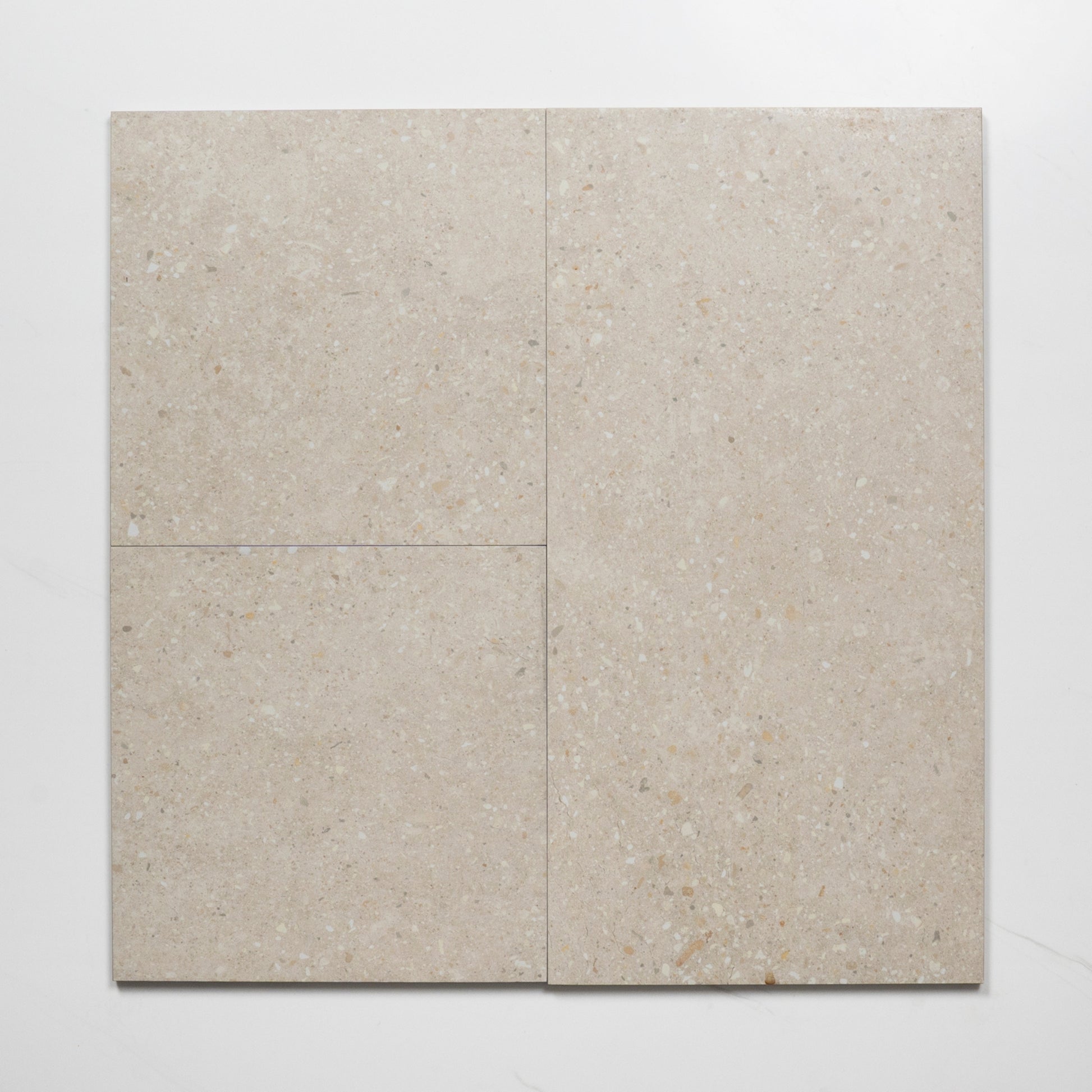 Pattern Frankie Vanilla Matte Porcelain Tile P3 300 x 300mm FRAWHM1 - The Blue Space