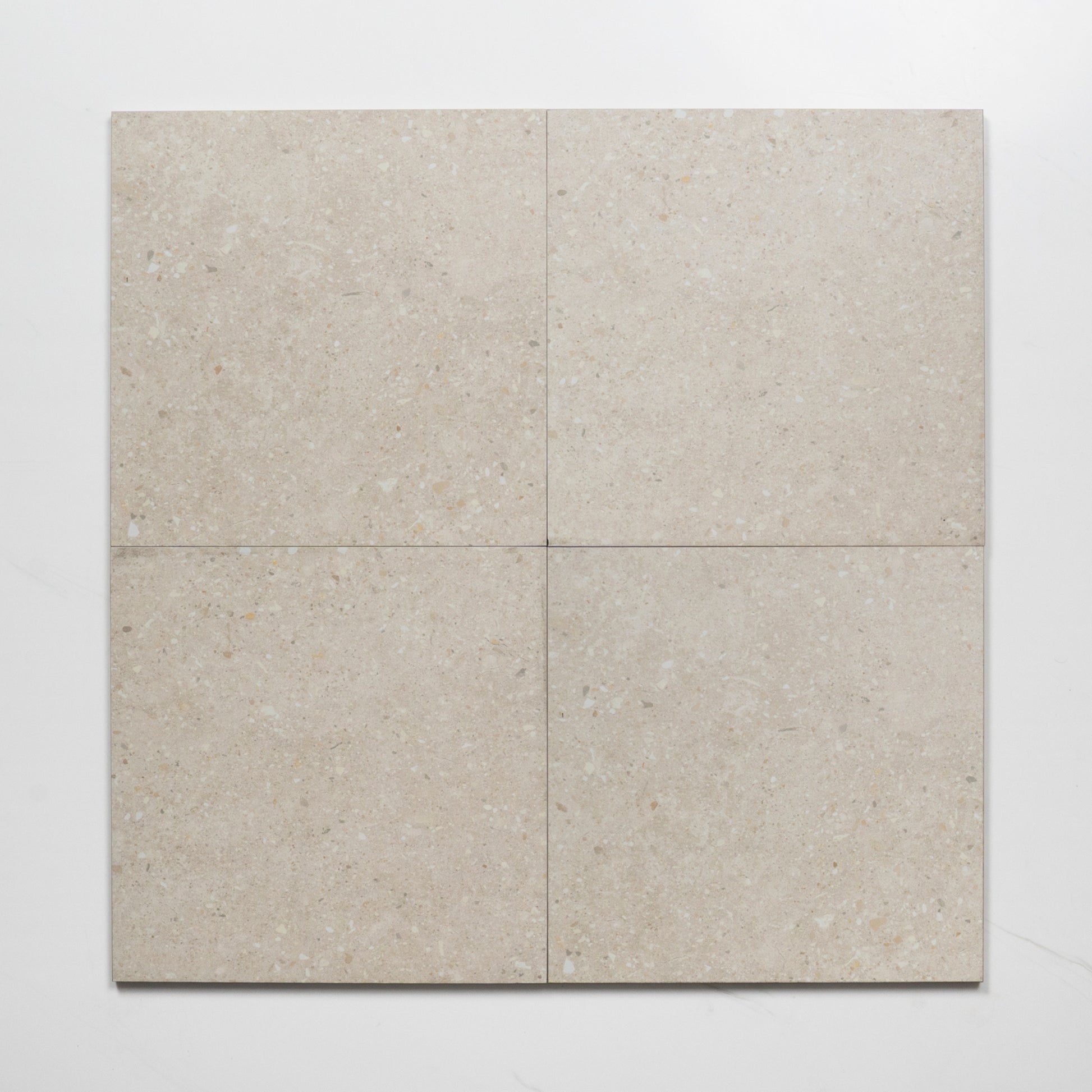 Pattern Lay no Hand Frankie Vanilla Matte Porcelain Tile P3 300 x 300mm FRAWHM1 - The Blue Space