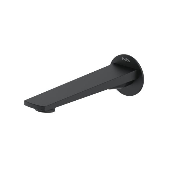 Indigo Savina Bath/Basin 180mm Spout Matte Black