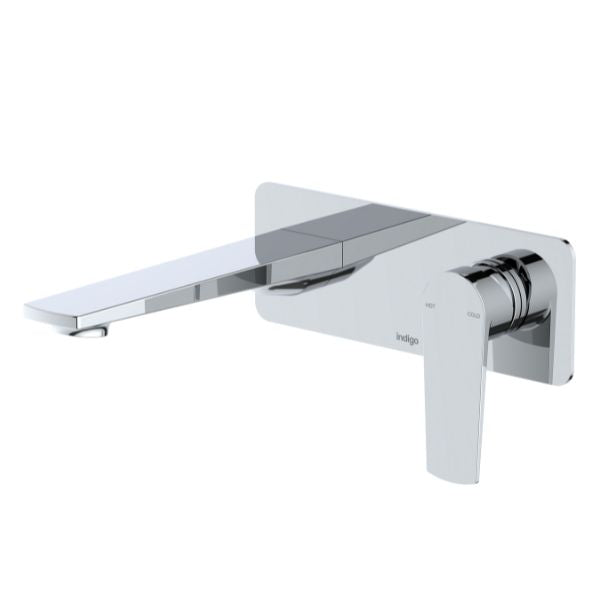 Indigo Savina Wall Basin/Bath Mixer 180mm Chrome