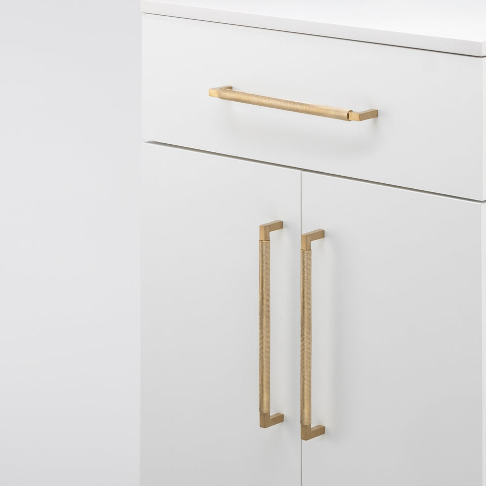 Iver Brunswick 256mm Cabinet Pull Handle Brushed Gold PVD