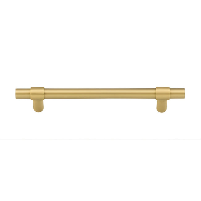 Iver Helsinki 128mm Cabinet Pull Handle Brushed Gold PVD 17152 - The Blue Space