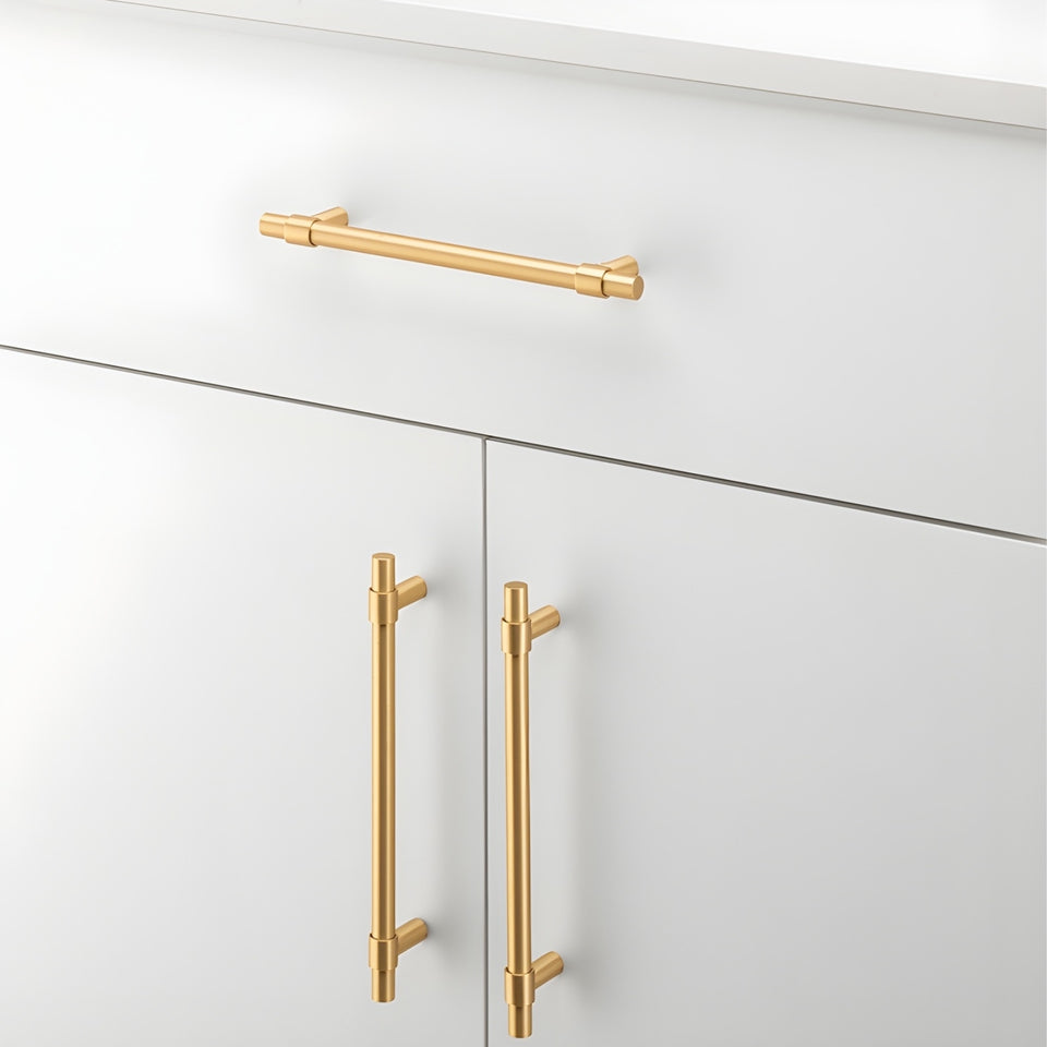 Iver Helsinki 160mm Cabinet Pull Handle Brushed Brass