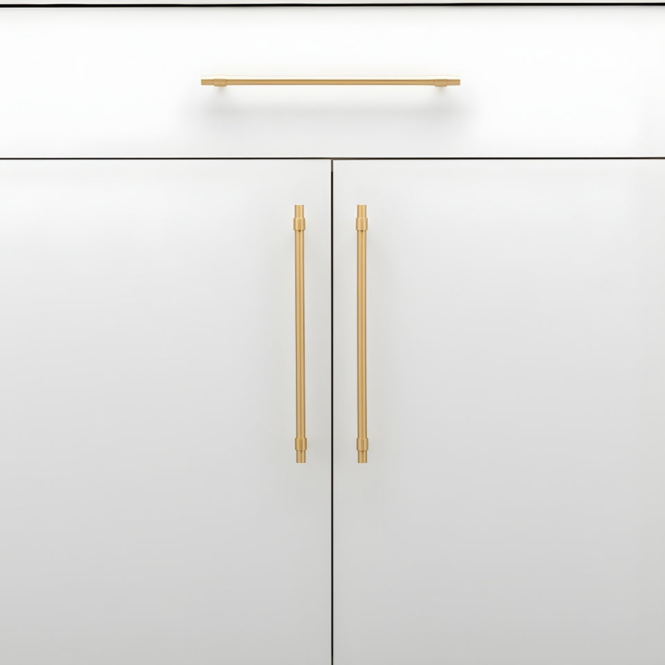 Iver Helsinki 256mm Cabinet Pull Handle Brushed Brass