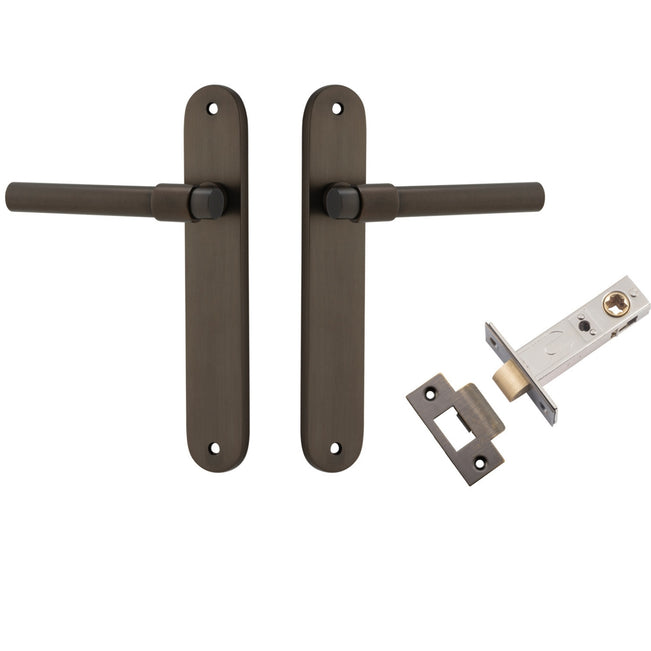 Iver Helsinki Lever Oval Backplate Passage Kit Signature Brass 10900KPASS60 - The Blue Space