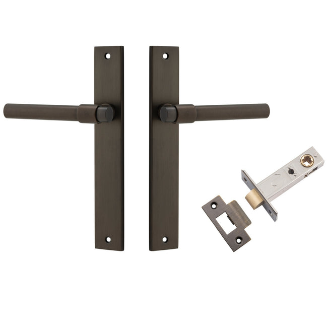 Iver Helsinki Lever Rectangular Backplate Passage Kit Signature Brass 10896KPASS60 - The Blue Space