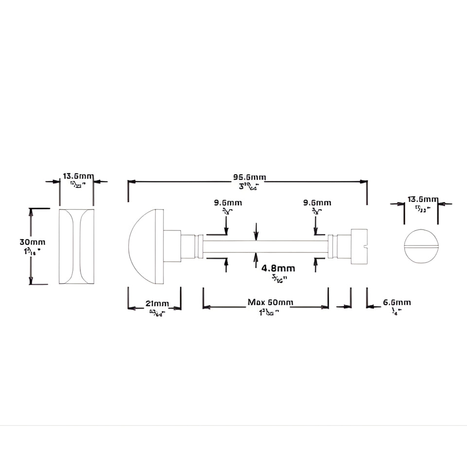 Iver Helsinki Lever Rectangular Backplate Privacy Kit with Privacy Turn Satin Nickel