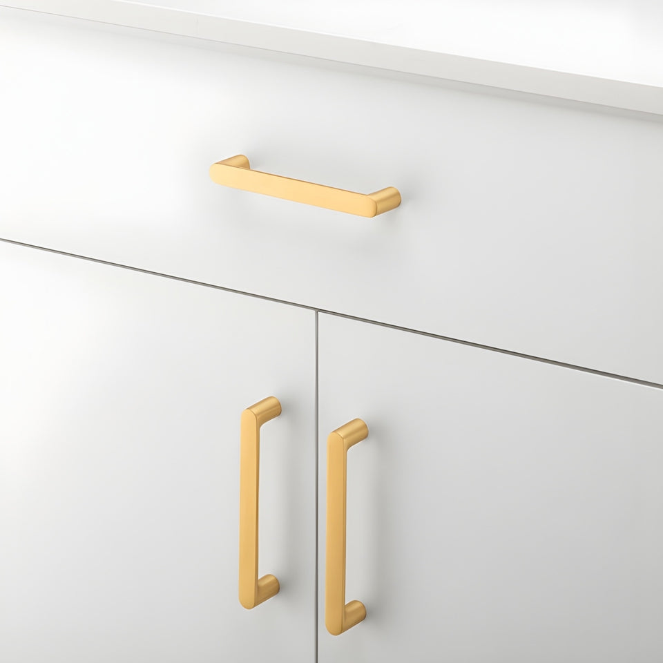 Iver Osaka 128mm Cabinet Pull Handle Brushed Brass